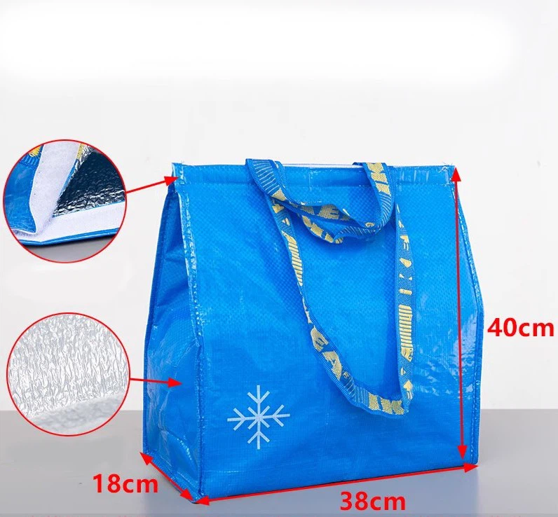 IKEA Cooler Bag FRAKTA Reusable Insulated Shopping Grocery Bag Customized Lunch Tote IKEA Cooler Bag FRAKTA Reusable Insulated Shopping Grocery Bag Customized Lunch Tote