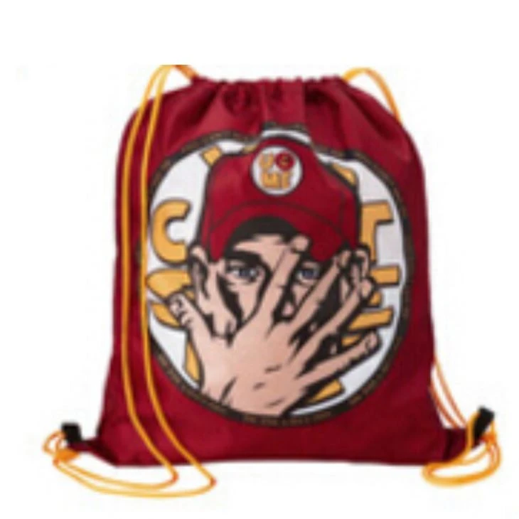 BSCI Factory Supply Popular Colorful Cartoon Printed 600D Polyester Foldable Bag Drawstring Bag, Carrier Tote Shopping Bag with Handle