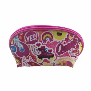 Promotional Oem Latest Printed Wholesale Polyester Cosmetic Bag Set Makeup Case for Wholesale