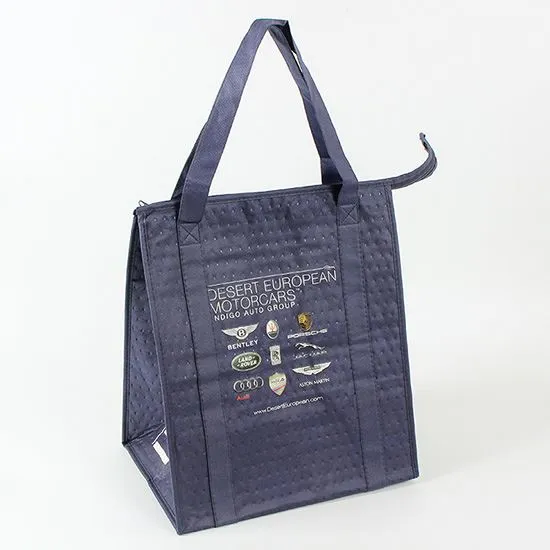 purple insulated lunch bolsa