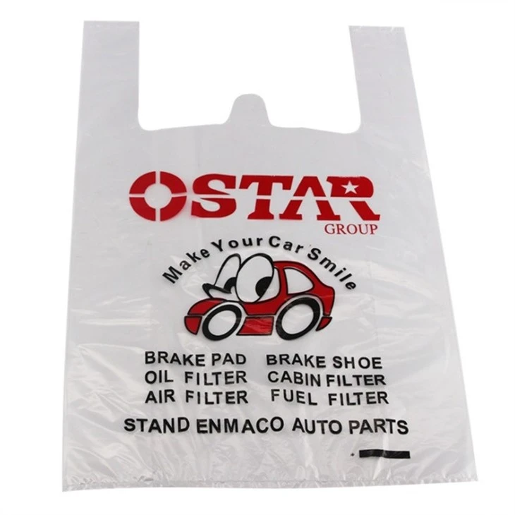 Biodegradable T-shirt Shopping Bag Biodegradable T-shirt Shopping Bag